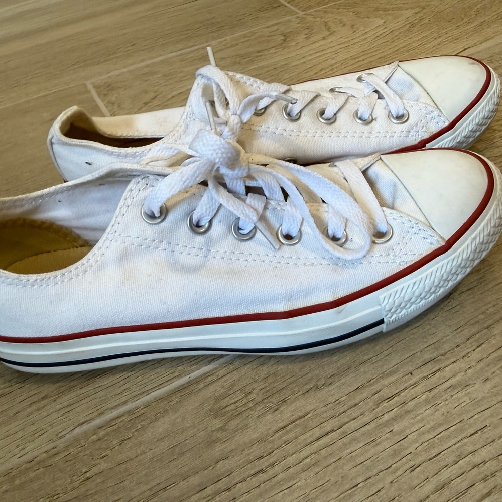 Classic White Canvas Sneakers